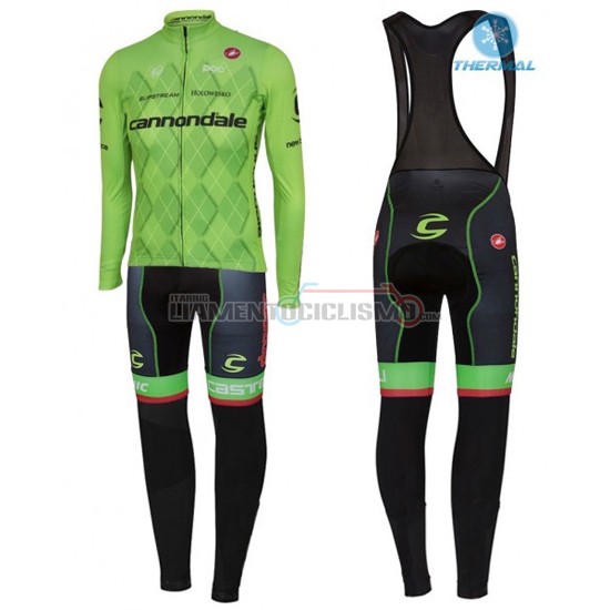 Abbigliamento Ciclismo Cannondale ML 2016 nero e verde